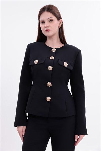 Black Amara Blazer