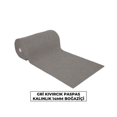 Gri Kıvırcık Paspas 14mm Boğaziçi