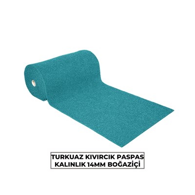 Turkuaz Kıvırcık Paspas 14mm Boğaziçi