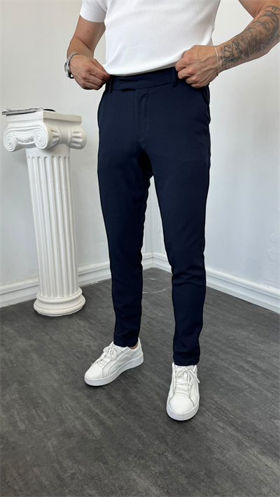 LM Klasik Slimfit Kumaş Pantolon Lacivert