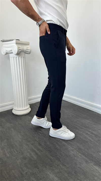 LM Klasik Slimfit Kumaş Pantolon Lacivert