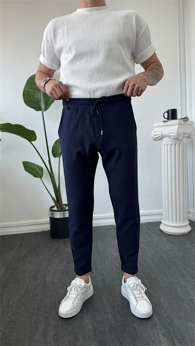 MR Duble Paça Jogger Lacivert