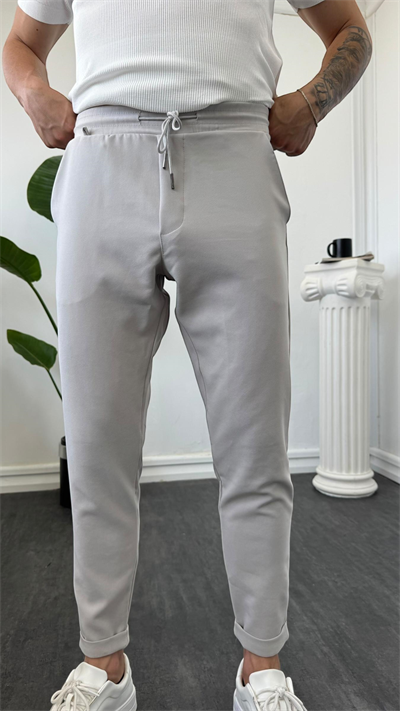 MR Duble Paça Jogger Taş Gri