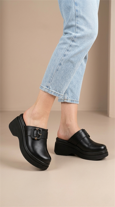 Hakiki Deri Platform Taban Sabo Terlik