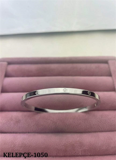 Çelik İnce CRT Model Taşsız Silver Bebe Boy Kelepçe // KELEPÇE-1050