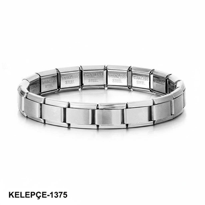 Çelik NMT Bileklik (Çıkarılabilir) Yazısız // KELEPÇE-1375