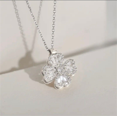 Çelik Sılver Dönen Kolye