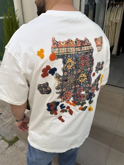 Authentic Nakışlı Oversize Tshirt