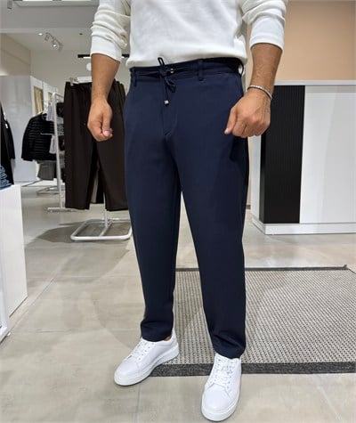 Gabardin Kumaş Boyfriend Pantolon