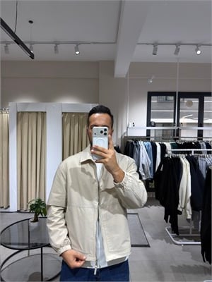 Krem Bomber İçi Dolgulu Ceket