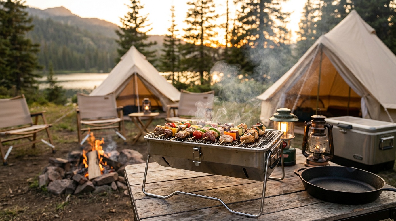 Kamp Alanı,Mangal Ekipmanları,Doğa Keyfi