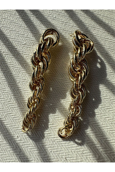 Gold Burgu Küpe
