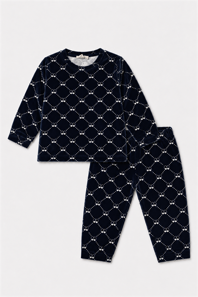 Kadife Erkek Bebek Pijama