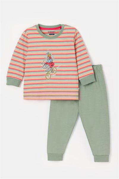 Pamuklu Erkek Bebek Pijama