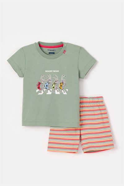 Pamuklu Erkek Bebek Pijama