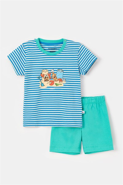 Pamuklu Erkek Bebek Pijama