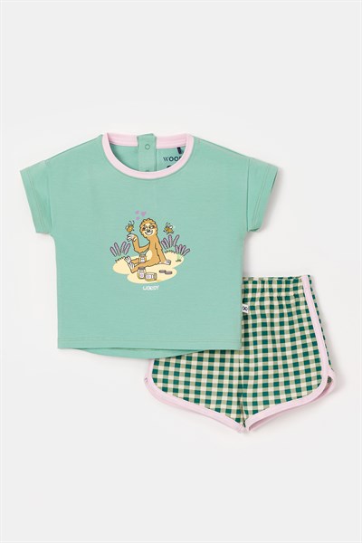 Pamuklu Kız Bebek Pijama