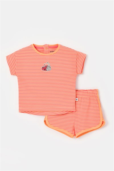 Pamuklu Kız Bebek Pijama