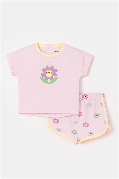 Pamuklu Kız Bebek Pijama