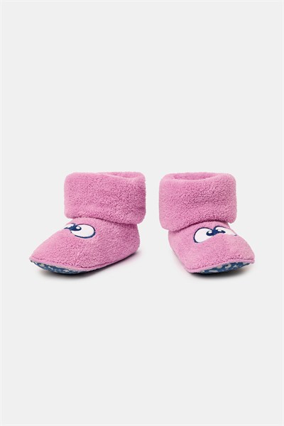 Pembe Göz Detaylı Velsoft Patik