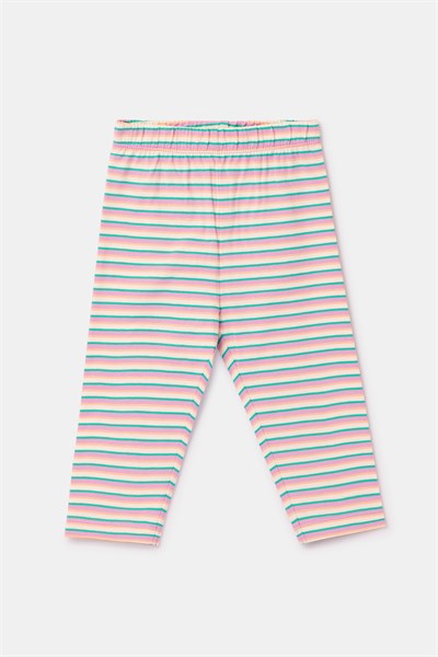 Pembe Pamuklu Kız Bebek Pijama