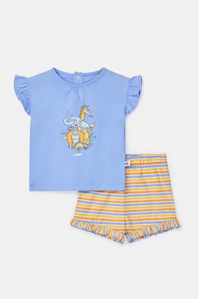 Pamuklu Kız Bebek Pijama