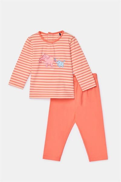 Pamuklu Kız Bebek Pijama