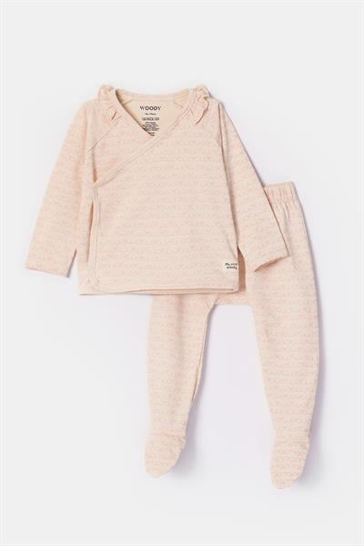 Pamuklu Kız Bebek Pijama