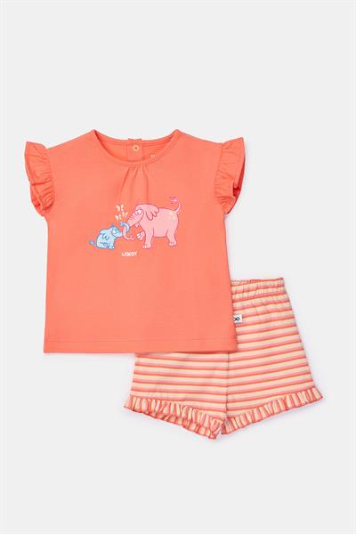 Pamuklu Kız Bebek Pijama