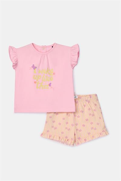 Pamuklu Kız Bebek Pijama