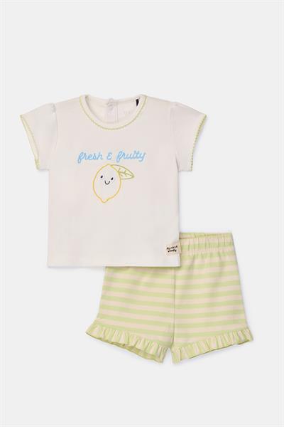 Pamuklu Kız Bebek Pijama