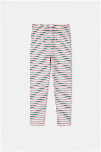 Uzay Baskılı Pembe Kız Çocuk Pijama