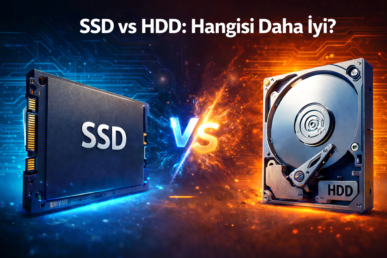 ssd vs hdd,ssd nedir,hdd nedir,depolama karşılaştırma,ssd mi hdd mi,ssd vs hdd comparison