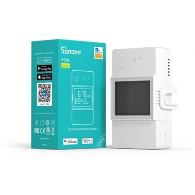 SONOFF POW Elite POWR320D akıllı güç ölçer anahtar ve ürün kutusu
