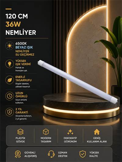 NOAS 36W ETANJ NEMLİYER SU GEÇİRMEZ BANT ARMATÜR