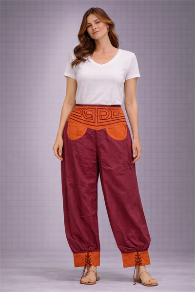 İp Paçalı Pantolon