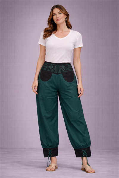 İp Paçalı Pantolon