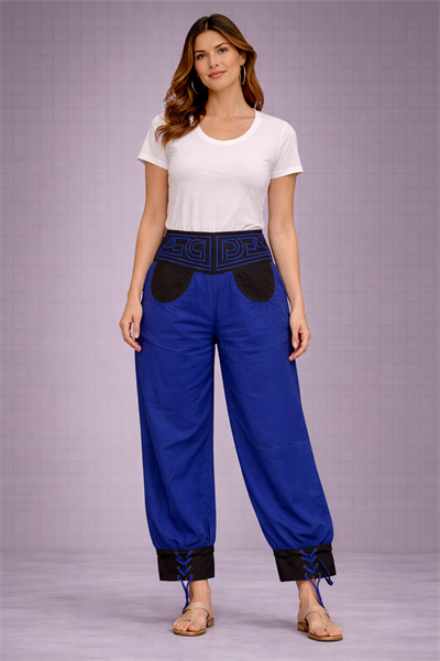 İp Paçalı Pantolon