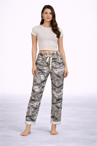 İtalyan Desenli Pantolon 2408814 - 21537