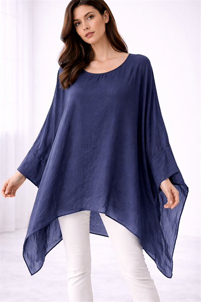 İtalyan Düz İpek Tunik 2601XA20 - 1727