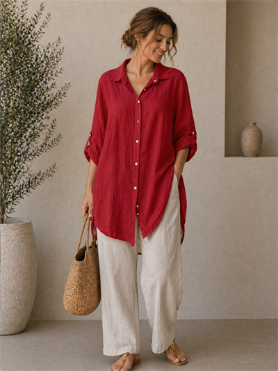 İtalyan Düz Tunik Elbise 2601XX22 - 197