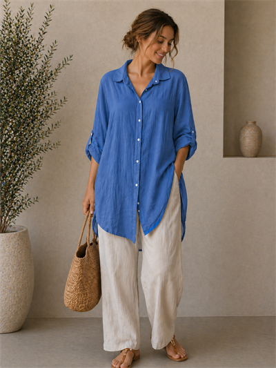 İtalyan Düz Tunik Elbise 2601XX22 - 197