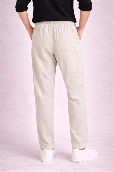 İtalyan Erkek Keten Pantolon 25031017 - 8335