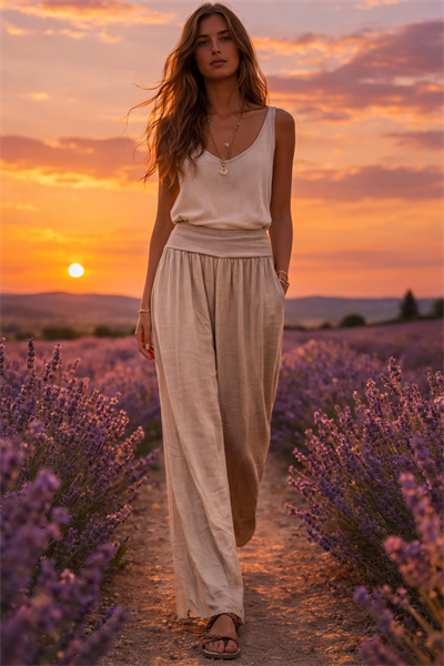 İtalyan İpek Pantolon 250312220 - 7313