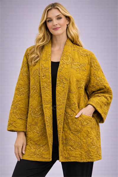 İtalyan Kapitoneli Kimono Ceket 25101830 - 2480