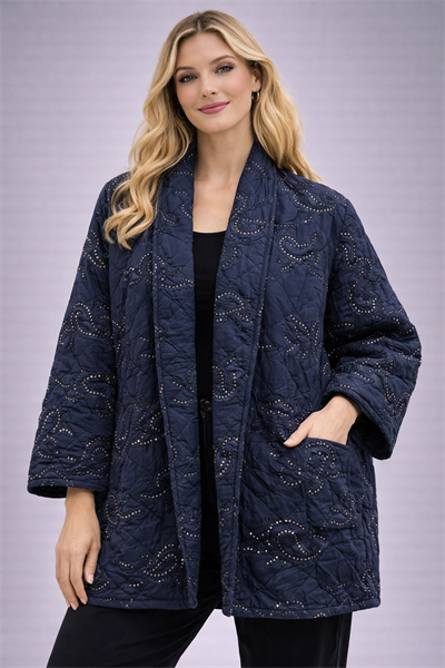 İtalyan Kapitoneli Kimono Ceket 25101830 - 2480