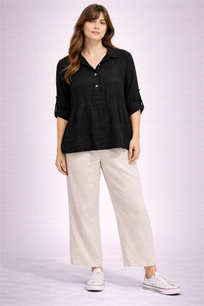 İtalyan Keten Bluz 9516
