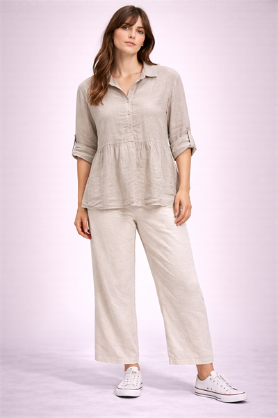 İtalyan Keten Bluz 9516