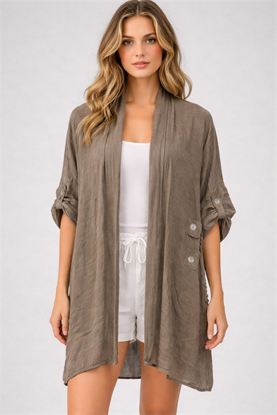 İtalyan Keten Kaftan 25011628 - 11767