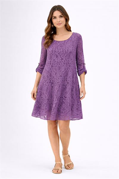 İtalyan Kısa Güpürlü Elbise